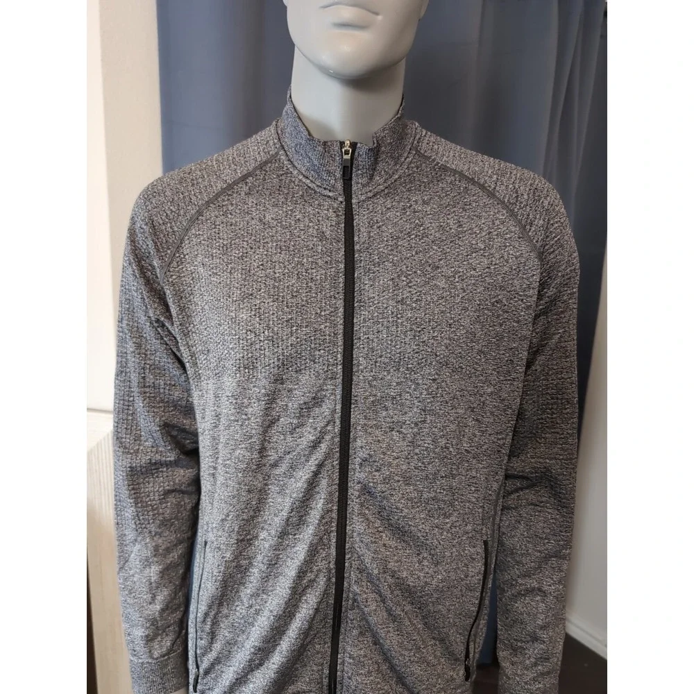 Lululemon Engineered Warmth Jacket Mens‎ 2XL Heather Gray Full Zip Athleisure